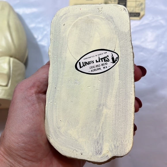 Lund’s Lites 3 piece Holy family Nativity SET MARY JOSEPH JESUS Christmas WA USA - Picture 11 of 16